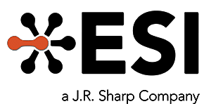 ESI a JR sharp company logo